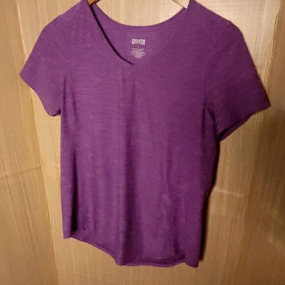 Duluth Trading Company Womens Purple Athletic Top Large - Picture 3 of 5